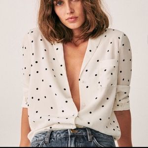 Sezane EUC Florence shirt 38 or 6